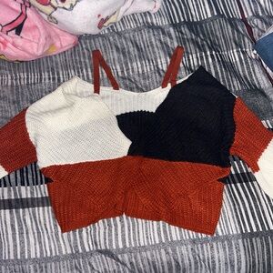 Colorblock Knit Sweater